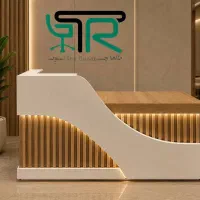 میز منشی پذیرش مطب کد ۳۲۹۱/صندلی انتظار کتابخانه