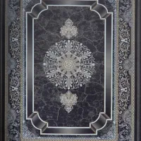 فرش 700 شانه آکرلیک کویر دودی راحیل کاشان