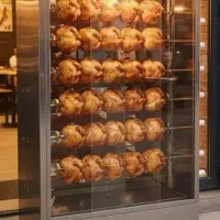 فر مرغ بریان جوجه گردان طرح آمریکایی