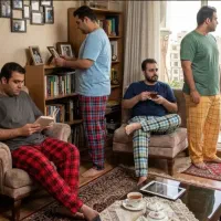 شلوارهای پارچه ای با رنگ های متنوع