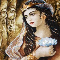 تابلو فرش ماندانا و کوروش