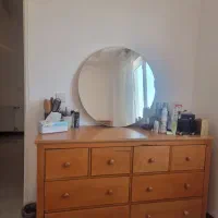 فروش میز آرایش چوبی  کاملا سالم