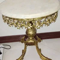 میز برنجی پایه ماهی