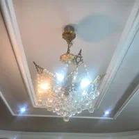 لوستر آویز فلزی