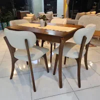 مبل آرتین **مدل کمان میز 4 نفره  نهار خوری