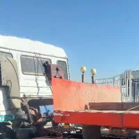 راننده پایه یک دهچرخ و  کفی تریلی در معدن گل گهر