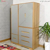 کمد دو تیکه + رنگ بندی + سفارشی + جادار