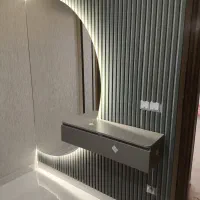 آیینه کنسول همراه با نور پردازی و ترمو