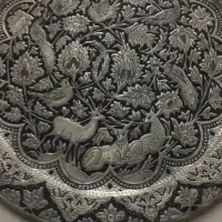 تابلو نقره قلم کاری دست