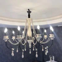 لوستر چوبی طرح فرانسوی