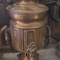سماور برنجی مهردار