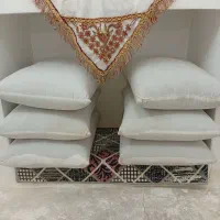 6 عدد پشتی تر و تمیز با روکش