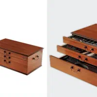 سرویس قاشق و چنگال استیل ناب ۱۸نفره ۱۱۶پارچه نو