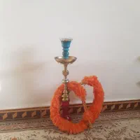 قلیان برنجی درجه یک نونو با میله مسی