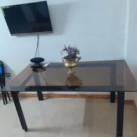 میز نهارخوری 6نفره فلزی