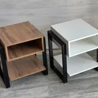 پاتختی چوبی فلزی طرح طاها