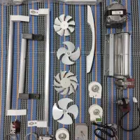 موتور فن یخچال،ترموستات،دستگیره درب،المنت الجی،دوو