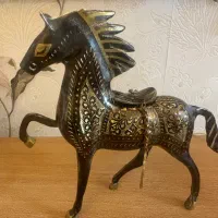 اسب برنز قلمکاری