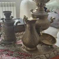 سماور ذغالی برنجی سماور شکاری