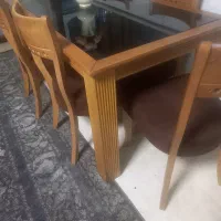 میزنهارخوری ۶نفره چوب راش