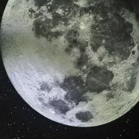 ماه منظومه شمسی ستاره ها کهکشان پروژکتور دیسکی