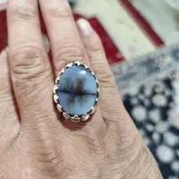 انگشتر نقره دست ساز شجر قاعنات