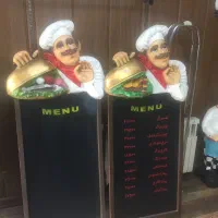 تابلوی منو طرح آشپز