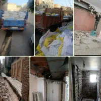 تخریب کلی جزئی اکیپ کامل به تجهیزات حمل نخاله
