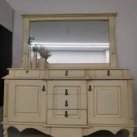 میز کنسول و آینه چوبی درجه یک