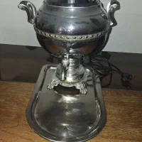 سماور برقی  سالم وکم کارکرد با سینی زیر