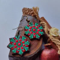 گوشواره نقطه کوبی
