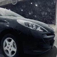 پژو ۲۰۷ پانا مشکی ارتقا یافته رینگ دار