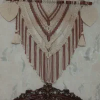 دیوار کوب مکرومه