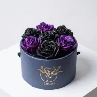 باکس گل ربانی درجه یک و پک ولنتاین عاشقانه