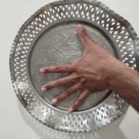 سینی مسی قدیمی نقش دار