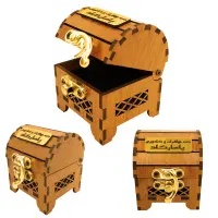 جعبه انگشتر چوبی