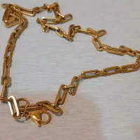 زنجیر استیل مشابه طلا