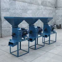 آسیاب دان 500 کیلویی + میکسر بالابر پلت زن کارگاهی