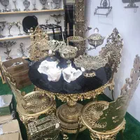 میز صندلی غذاخوری برنزی اقساط چک عمده برنزی