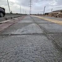 موزاییک اصفهان اینترلاک جدول واش بتن حیاطی پشت بام