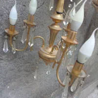 لیک عدد لوستر برنجی قدیمی