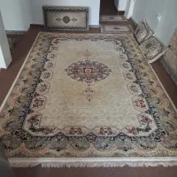 ۲تخته فرش ۶متری همراه پشتیویک جفت پادری ست فرش