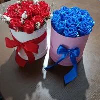 باکس گل روبانی دست ساز .