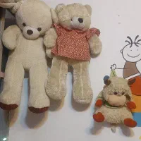 3عددعروسک جنس خوب  هرسه تا باهم فروش میرست