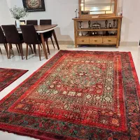 فرش باغ گل در هرزمینه رنگی ۱۲۰۰با تخفیف/۳۹درصدی