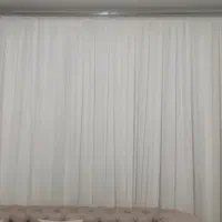شال پرده مخمل آبی درباری