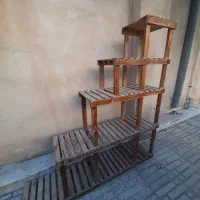 استندچوبی برای گل