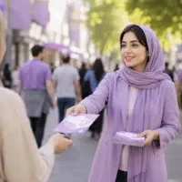 نیازمند تراکت پخش کن خانم در محدوده مطهری یا جیحون