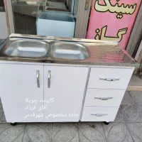 کابینت آماده زیر سینک ظرفشویی ۱۲۰سانت مدل دولگن