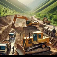 خدمات بیل مکانیکی لودرمصالح نعمتی نوبران غرق اباد